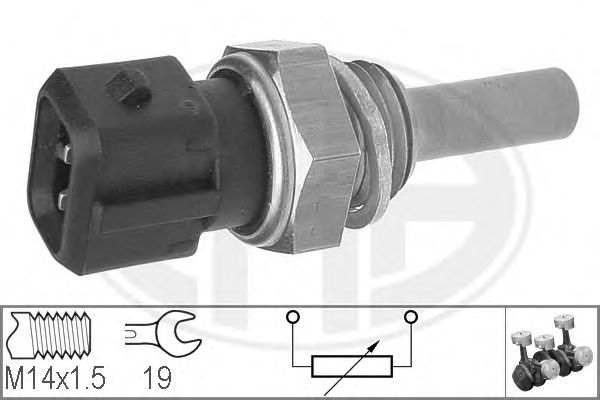 Купить ERA 330129 Датчик температуры ОЖ BMW E36/E34 330129