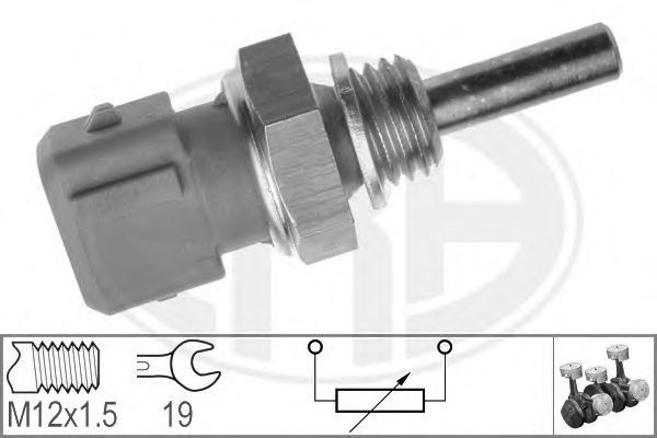 Купить ERA 330135 Датчик температуры ОЖ TOYOTA/MAZDA 84-93 330135
