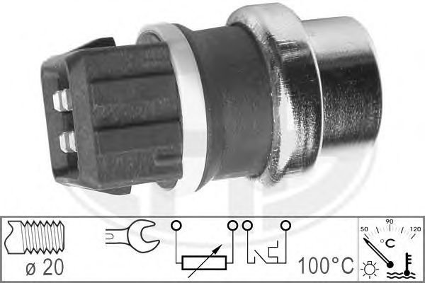 Купить ERA 330152 Датчик температуры ОЖ VW T4 330152