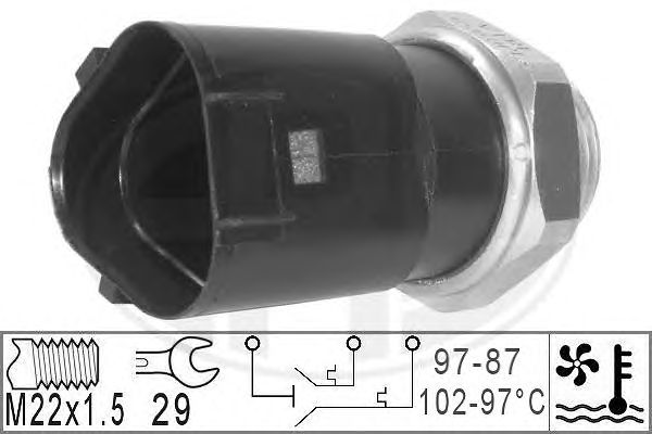Купить ERA 330230 Датчик включения вентилятора SKODA FABIA/OCTAVIA VW BORA/GOLF IV 330230