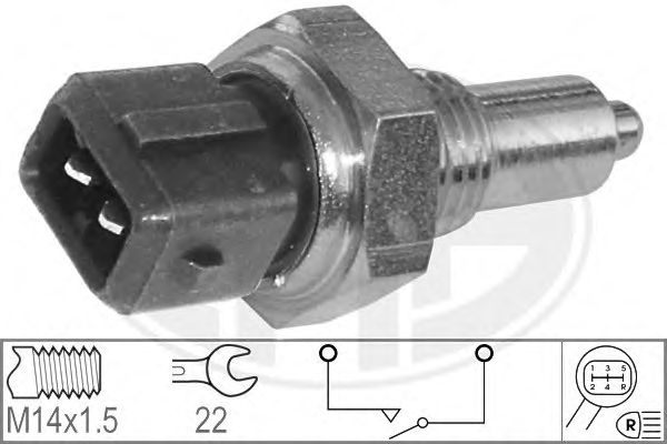 Купить ERA 330249 Датчик включения заднего хода AUDI A4/A6 VW PASSAT 97-05 330249