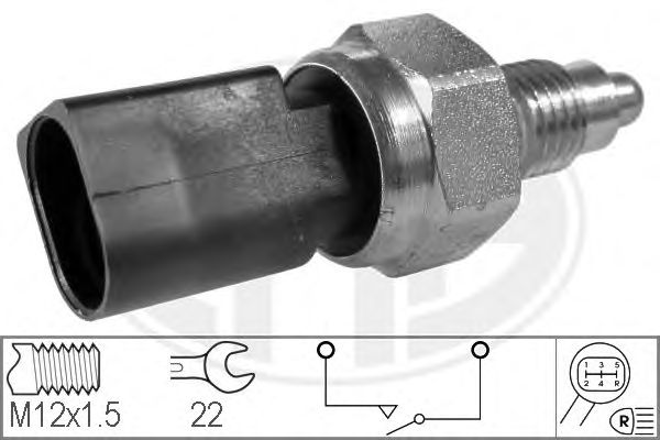 Купить ERA 330264 Датчик включения заднего хода AUDI/VW 330264