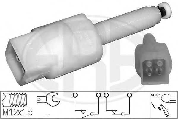 Купить ERA 330328 Датчик включения стоп-сигнала AUDI A4/A6 VW PASSAT 97-05 330328