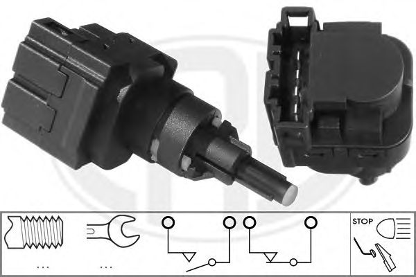Купить ERA 330503 Датчик включения стоп-сигнала AUDI/VW 03- 330503