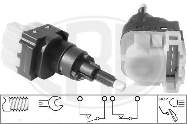 Купить ERA 330545 Датчик включения стоп-сигнала AUDI/VW 03- 330545