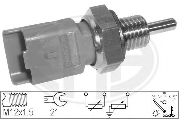 Купить ERA 330551 Датчик температуры ОЖ PEUGEOT 206/307 330551