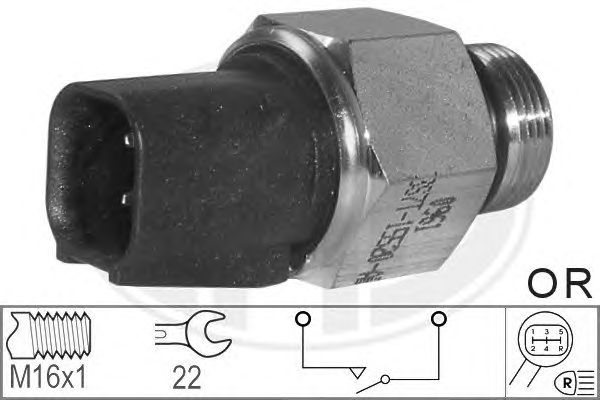 Купить ERA 330580 Датчик включения заднего хода FORD FOCUS II/MONDEO IV/TRANSIT 06- 330580