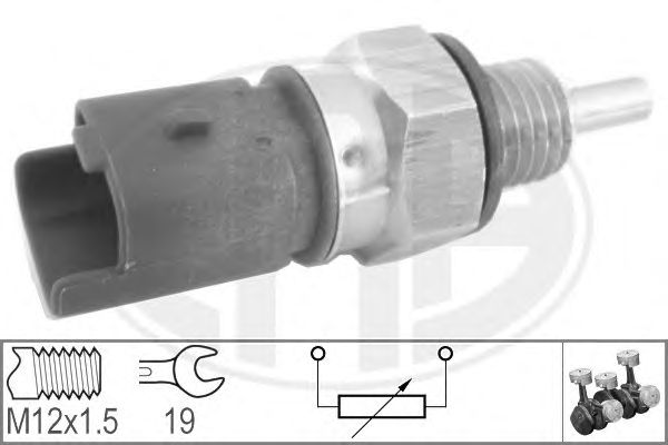 Купить ERA 330624 Датчик температуры ОЖ CITROEN C4 PEUGEOT 307/407 330624
