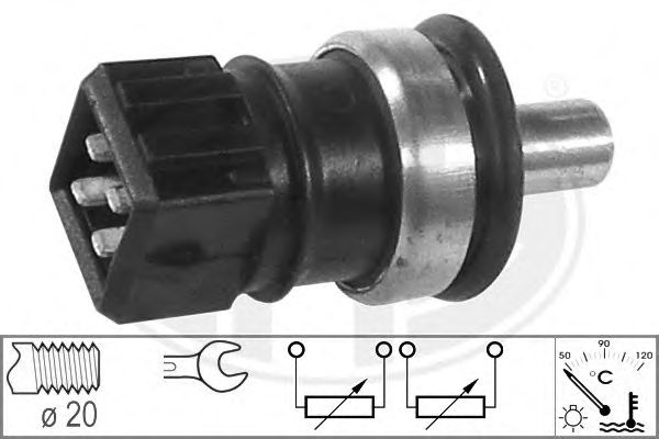 Купить ERA 330636 Датчик температуры ОЖ AUDI A4 94-01 330636