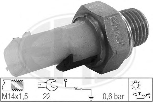 Купить ERA 330698 Датчик давления масла RENAULT/NISSAN 04- 330698