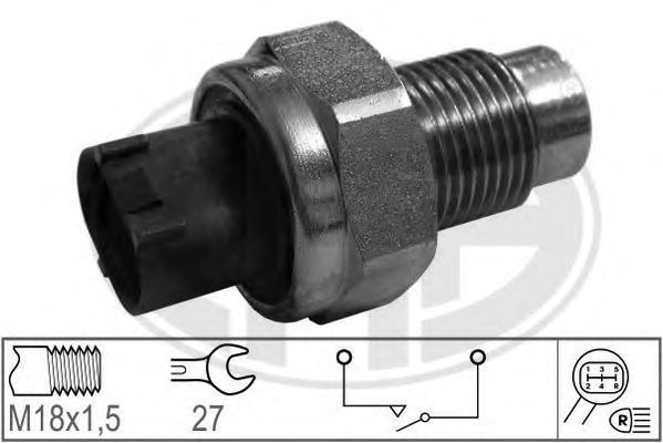 Купить ERA 330752 Датчик включения заднего хода TOYOTA AURIS/YARIS -12 330752