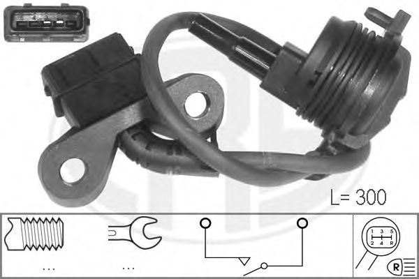 Купить ERA 330753 Датчик включения заднего хода AUDI A4/A6 VW PASSAT 96-05 330753