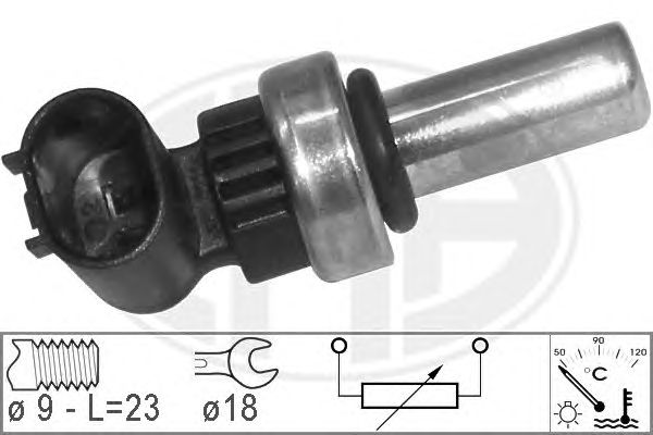 Купить ERA 330757 Датчик температуры ОЖ OPEL ASTRA H/J CORSA D 330757