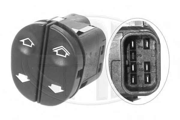 Купить ERA 662292 Выключатель стеклоподъемника FORD FIESTA FUSION 662292