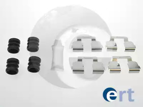 Купить ERT 420144 Комплект монтажный тормозных колодок DACIA: Sandero 08-, Logan 04-, RENAULT: Twingo 07-, Megane I Hatchback 96-, Megane I Grandtour 99-, Logan 04-, Clio II Hatchback 99-, 98-, Clio II Bo