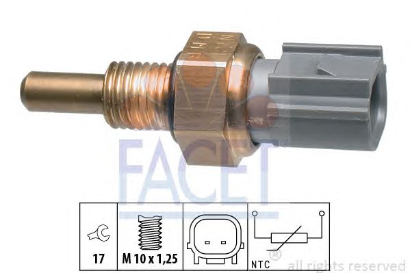 Купить FACET 73347 Датчик темп. охл. жидкости Honda 1.4-3.5 06-