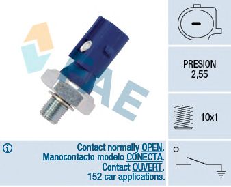 Купить FAE 12875 Датчик давления масла