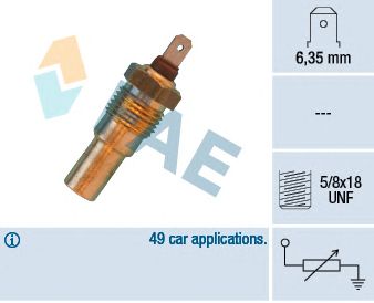 Купить FAE 31690 31690FAE_1.830.0352508089902 датчик темп. ОЖ_ Nissan Terrano 2.4 8
