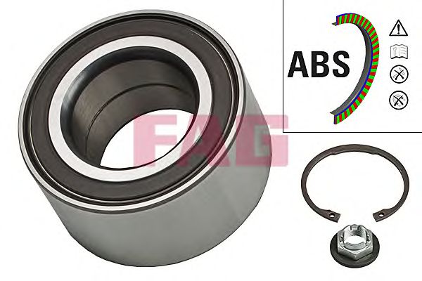 Купить FAG 713678100 Подшипник ступичный передн FORD: FOCUS с ABS 98-04, FIESTA 01-, FUSION 02-