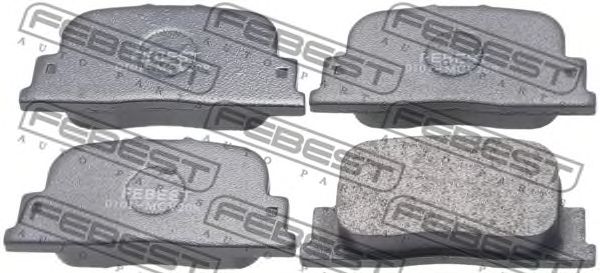 Купить FEBEST 0101MCV20R колодки дисковые задние!\ Toyota Camry 2.2i/3.0i 00-01