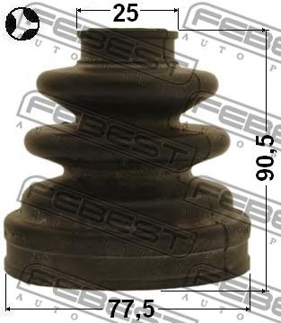 Купить FEBEST 0115ACA20RT к-кт пыльника ШРУСа внутреннего!\ Toyota Corolla/Camry/Carina 1.6/2.0/GXi 4WD 87-95