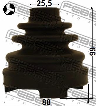 Купить FEBEST 0115ACV40T пыльник ШРУСа внутренний к-кт!\ Lexus ES350 12>