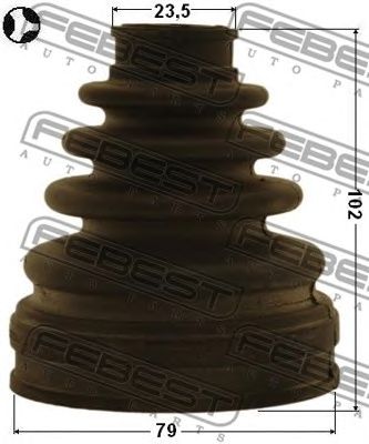 Купить FEBEST 0115AZT255LT к-кт пыльника ШРУСа внутреннего!\ Toyota Camry/Rav4 01>
