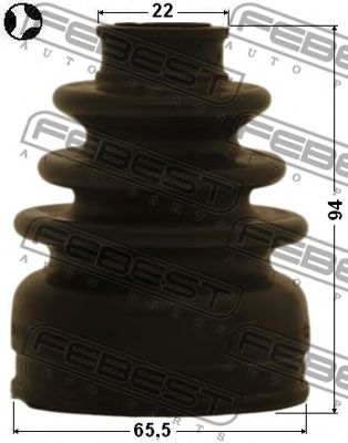 Купить FEBEST 0115NGJ10T к-кт пыльника ШРУСа внутреннего! 65.5x94x22\ Suzuki Swift 03-10