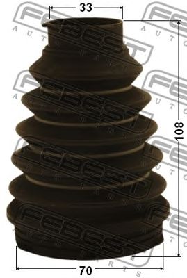 Купить FEBEST 0115PJZX110 к-кт пыльника ШРУСа внутреннего!\ MB W168 1.4-2.0 97-04