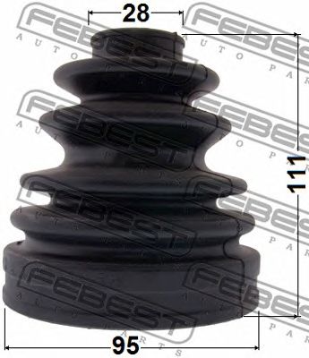 Купить FEBEST 0117KDN165 пыльник ШРУСа наружный к-кт!\ Lexus RX270 08-15