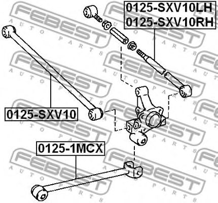 Купить FEBEST 0125-SXV10 Рычаг подвески 0125-SXV10