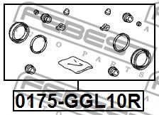 Купить FEBEST 0175GGL10R р/к дискового тормоза зад.!\ Lexus RX 08>