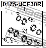 Купить FEBEST 0175UCF30R рем. к-кт суппорта торм. заднего!\ Lexus LS430 05>