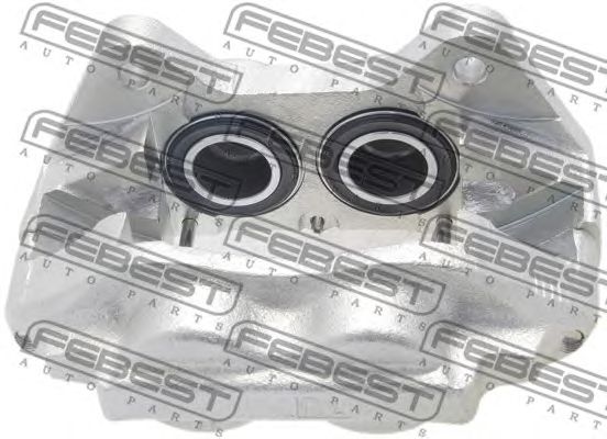 Купить FEBEST 0177HZJ70FLH суппорт тормозной пер.лев.!\ Toyota Land Cruiser 4.2TD 90>