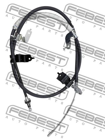 Купить FEBEST 0199PCGDJ150RH трос ручного тормоза! правый\ Toyota Land Cruiser Prado GDJ150 17>