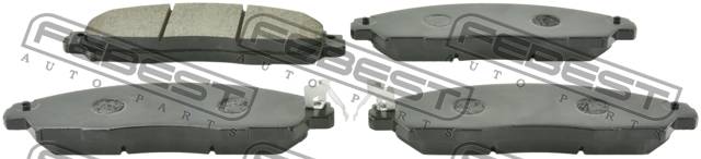Купить FEBEST 0201D23MF колодки торм. дисковые передние!\ Nissan Navara Platform/Chassis 2.3dCi 15>