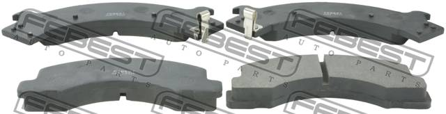 Купить FEBEST 0201F22F колодки тормозные дисковые передние!\ Isuzu Elf/Hino 300