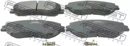 Купить FEBEST 0201J11EF колодки дисковые перед.! с антискрип. пл.\ Nissan Qashqai/X-Trail 1.6/2.0/1.6dCi 13>