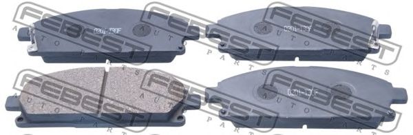 Купить FEBEST 0201T30F колодки дисковые передние!\ Nissan Patfinder/X-Trail 97>, Nissan Infiniti Q45 89-01