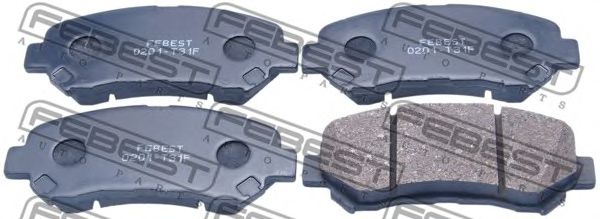Купить FEBEST 0201T31F колодки дисковые передние!\ Nissan Qashqai all 07>/X-trail 07>
