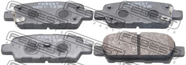 Купить FEBEST 0201T31R колодки торм. дисковые задние!\ Nissan Qashqai/X-Trail 07-13
