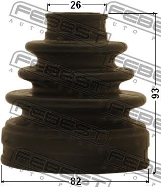 Купить FEBEST 0215D40 к-кт пыльника ШРУСа внутреннего!\ Nissan Navara/Pathfinder 05>