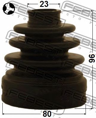 Купить FEBEST 0215JJ10ET к-кт пыльника ШРУСа внутр.!\ Mazda 6,Mitsubishi Outlander,Nissan Qashqai 1.8/2.0/2.4 02>