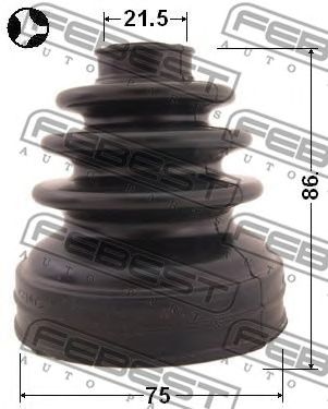 Купить FEBEST 0215P12QG16T к-кт пыльника ШРУСа внутреннего!\ Nissan Primera P12 01-07