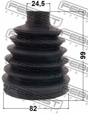 Купить FEBEST 0217PG15RA к-кт пыльника ШРУСа наружного!\Renault Megane II/Logan 1.6 02-11