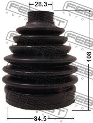 Купить FEBEST 0217PJ1020 к-кт пыльника ШРУСа наружного!\ Nissan Quasqai+2 2.0/1.5D 07>