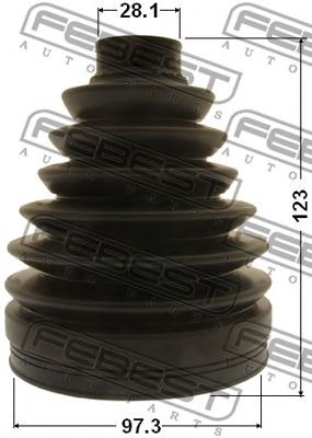 Купить FEBEST 0217PJ32 к-кт пыльника ШРУСа наружного! термопласт\ Audi A4/A5/Q5 all 07>