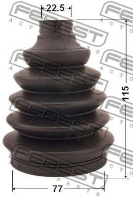 Купить FEBEST 0217PN16 к-кт пыльника ШРУСа наружного!\ Toyota Avensis/Picnic, Honda Civic 1.1i-2.0i/2.2TD 96>