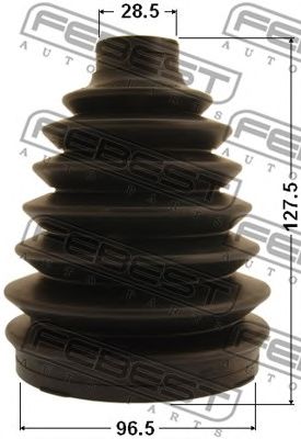 Купить FEBEST 0217PZ50 к-кт пыльника ШРУСа наружного! 96.5x127.5x28.5\ Nissan Murano 02-07