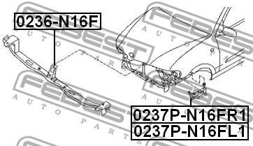 Купить FEBEST 0236N16F усилитель бампера переднего!\ Nissan Almera N16 01-05
